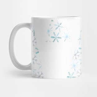 Trendy Pastel Xmas Pattern Winter Snow Christmas Mug